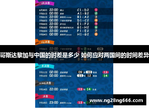 哥斯达黎加与中国的时差是多少 如何应对两国间的时间差异